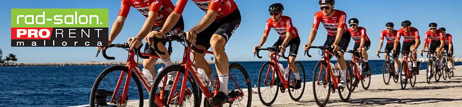 Radvermietung beim Radsalon Pro Rent mit Bikeshop auf Mallorca
